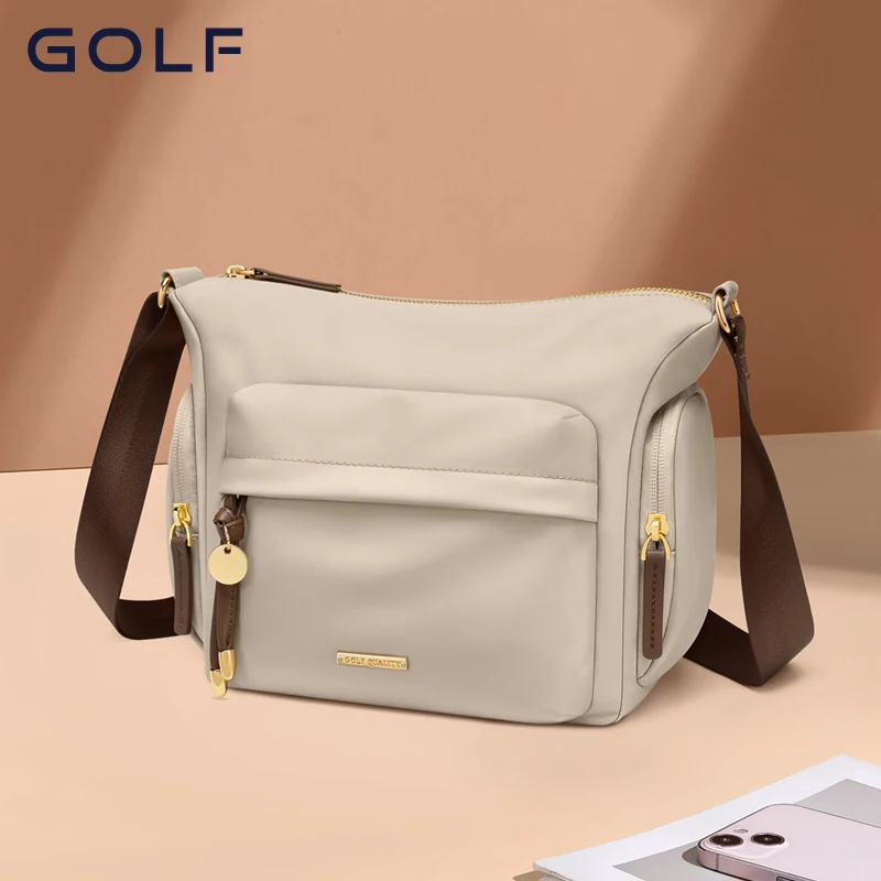 

GOLF Women Casual Crossbody Bags Waterproof Oxford Shoulder Bag Multifunctional Messenger Bag Ladies Fashionalblelable Handbag