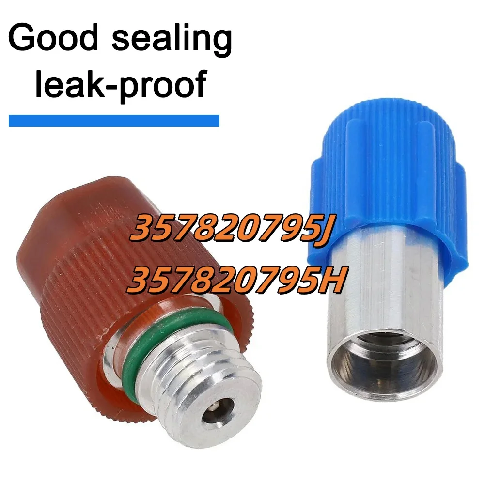 

2Pc/Set Air Conditioning Hd Nd Adapter Connections For R134a For Ford Opel VW Seat Skoda Nd Adapter Und 357820795H 357820795J