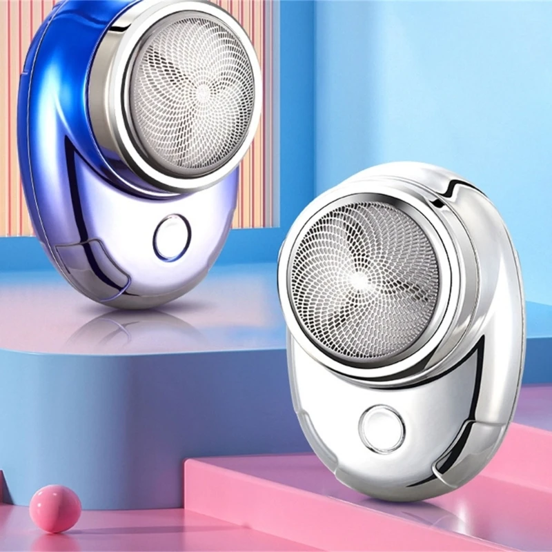 USB Rechargeable Mini Shaver Turbos System, Gentle on Sensitive Skin