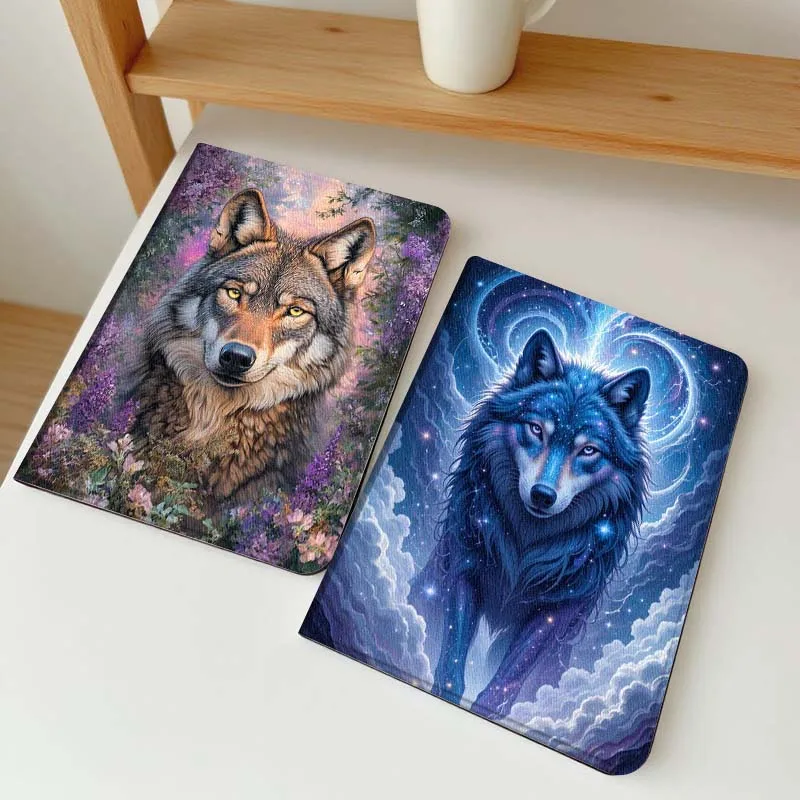 Cartoon Anime Wolf Art Tablet Case For Xiaomi Redmi Mi Pad 5 6 6s 7 SE Pro Max Ultra 12.4 12.5 14 inch