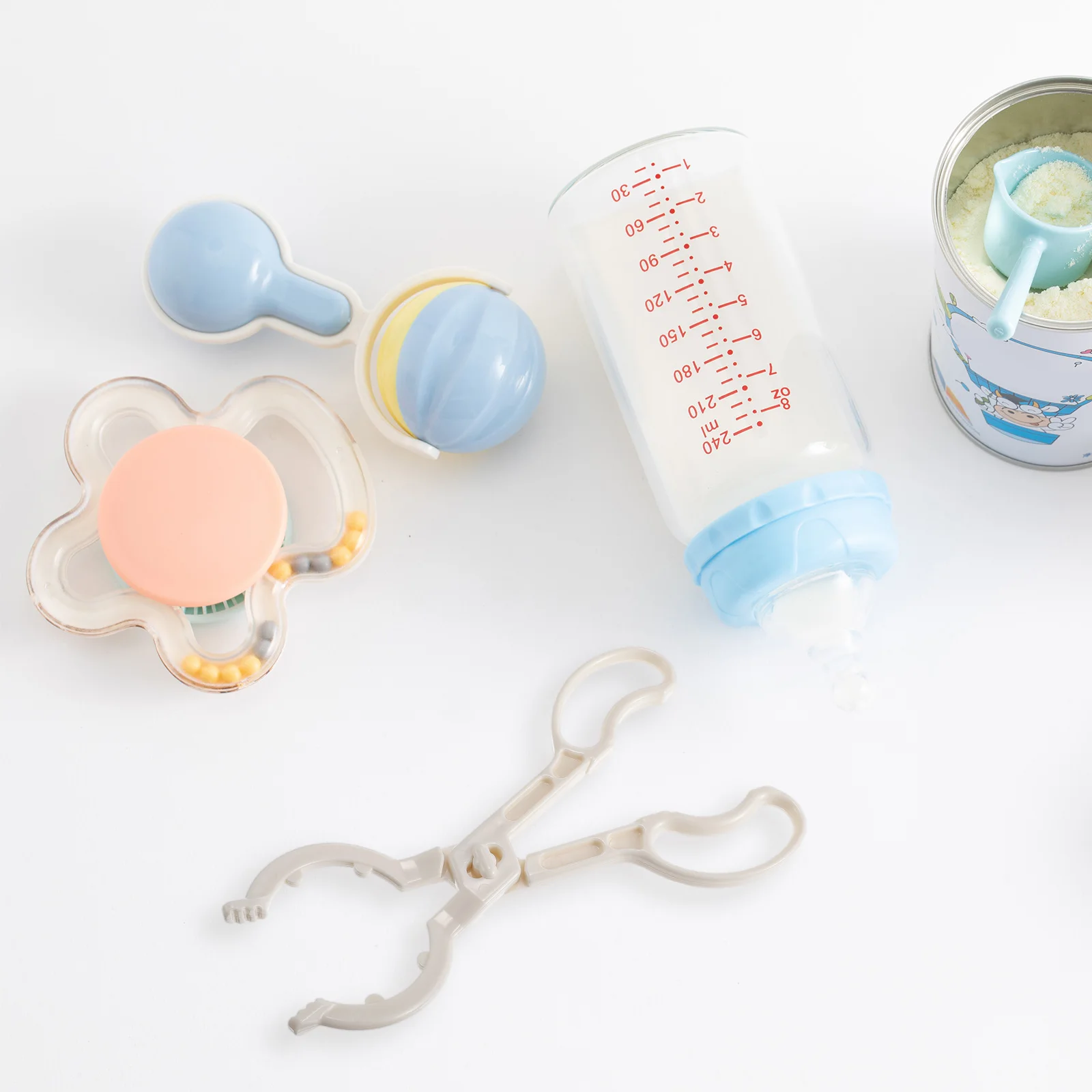 

3 Pcs Pacifier Clip Plastic Clamp Nursing Bottle Baby Milk Infant Feeding Anti-Skid Anti-slip