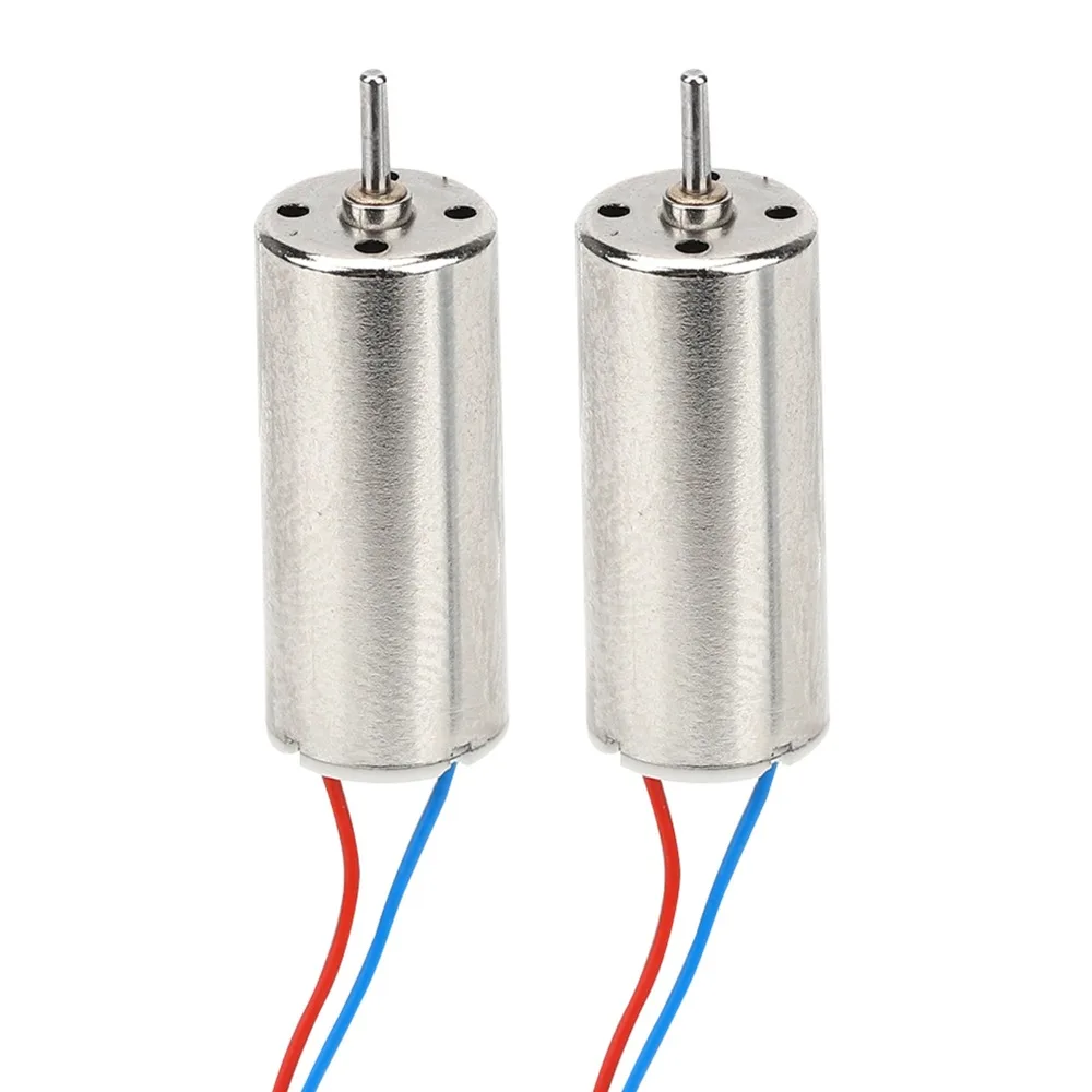 2pcs 8.5x20mm Size Hollow Cup Motor 0.15A Current Brushed Type Coreless Brushed Motor 3~5V Voltage Hollow Cup Design Drone Motor