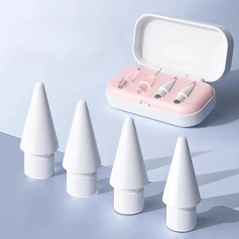 Embouts de crayon remplaçables pour Apple Pencil 1 2 3, capuchon de protection en Silicone souple, stylet pour écran tactile, pointes pour iPencil 1 2, 4/6 pièces