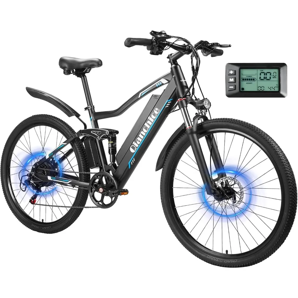 

1000W(Peak) Electric Bike for Adults, 32MPH Electric Bicycles with 48V 15AH Removable Battery, 29" E-bike