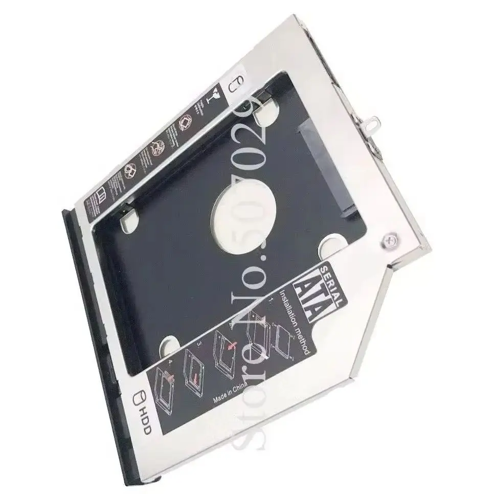 With Cover Front Panel 2nd 2.5 Hard Drive HDD Optical bay Caddy Frame Bracket for Asus X450 A450 A450V Y481 Y481A Y481F Y481CC