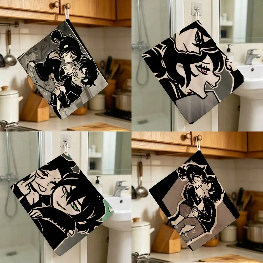 Hot Game The Coffin of Andy Polyester Hanging Kitchen Hand Towel Durable Wear Resistant and Leyley Versatile Use Throughout Home