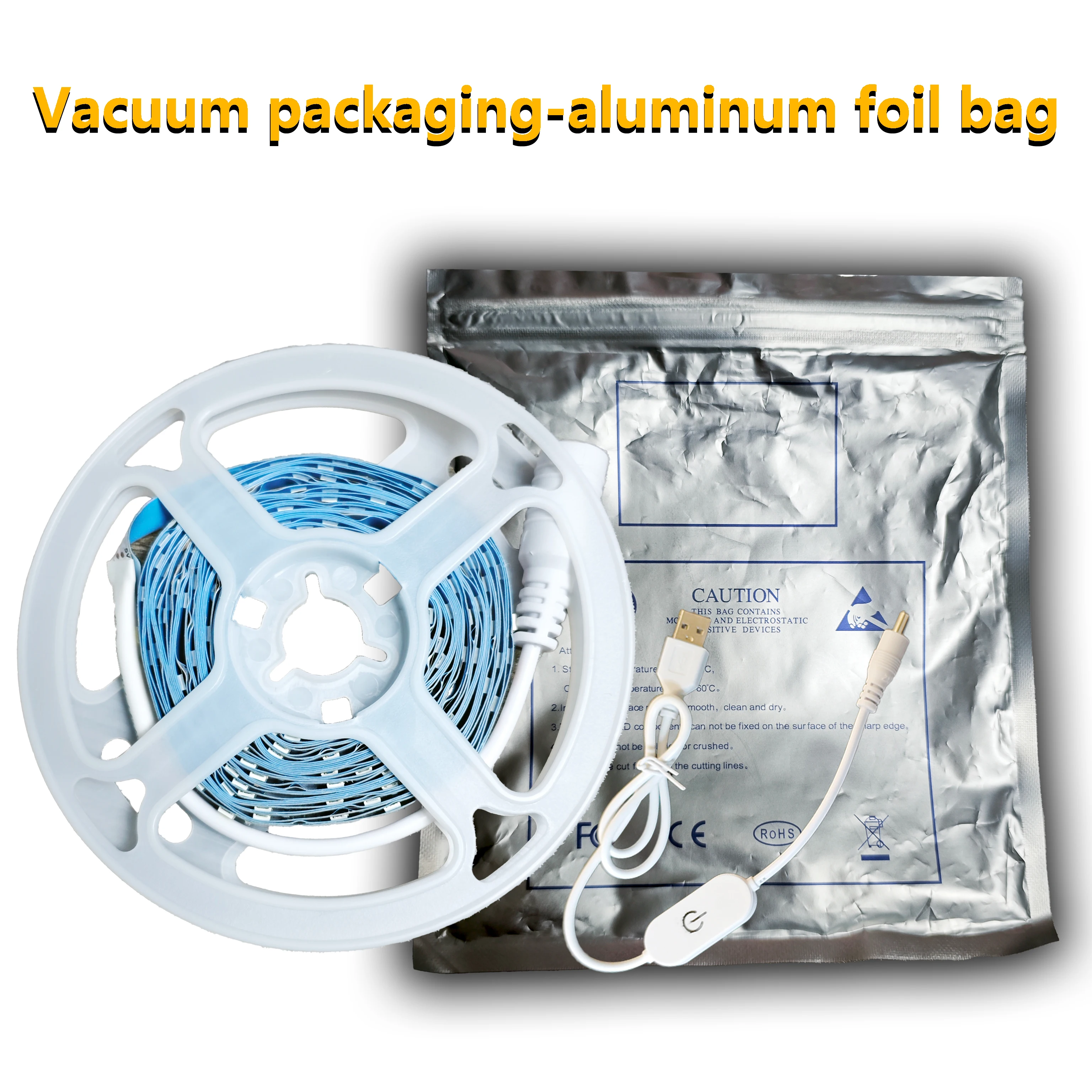 Bande Lumineuse LED Auto-Adhésive et Flexible, Contrôle Tactile, Gradation en Continu, Basse, Armoire de Cuisine, Garde-Robe