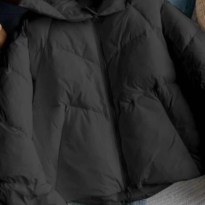 Women Winter New Outerwear Loose Oceans Colorful Trendy Sweet Zipper Casual Leisure Fashion Loose Korean Simple Short Section