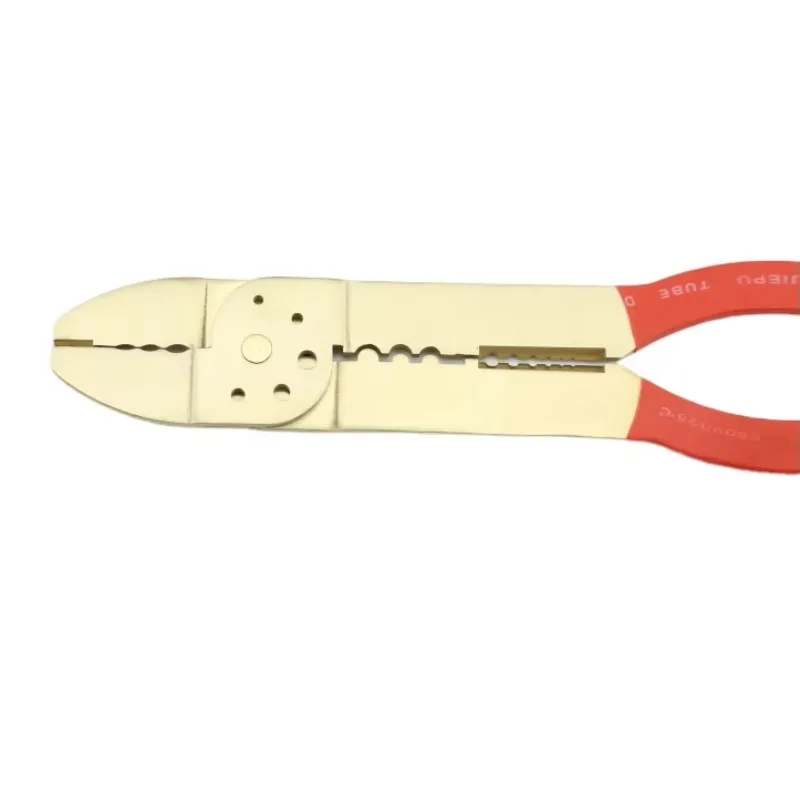 الألومنيوم البرونزية والبريليوم النحاس صمام التبديل غير شرارة معزول كابلات الموصلات العقص أداة 8in غرفة الاتصالات