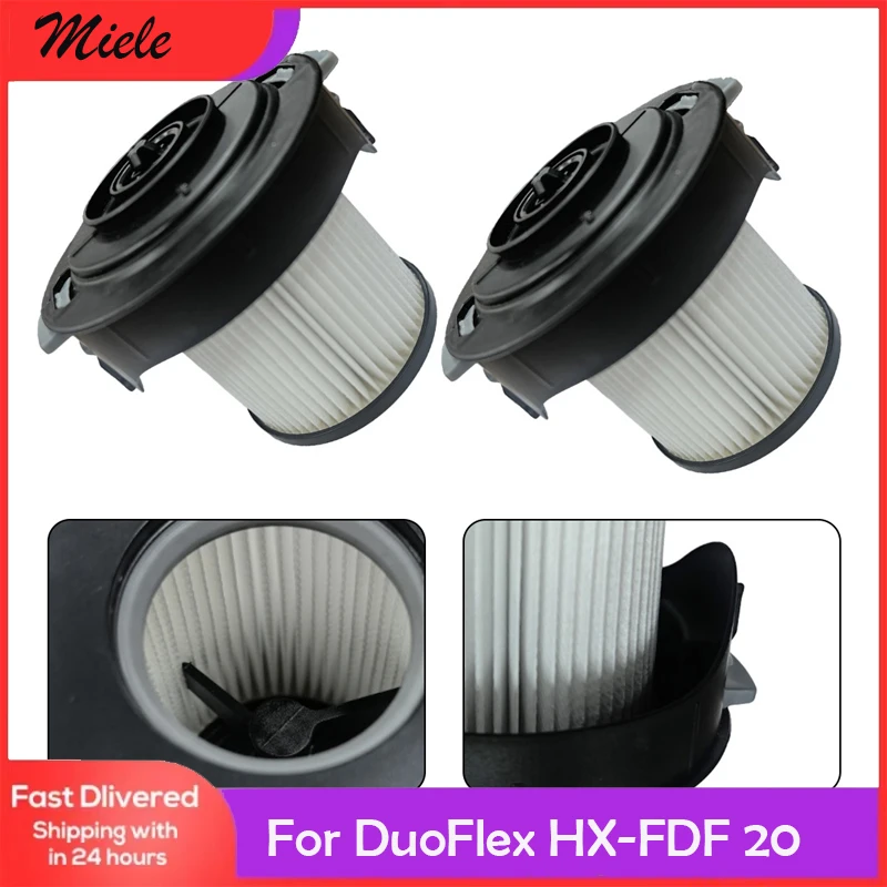 Waschbarer HEPA-Filter mit feinem Staub HX-FDF 20 für Miele DuoFlex Akku-Staubsauger, hocheffizientes Ersatzteil