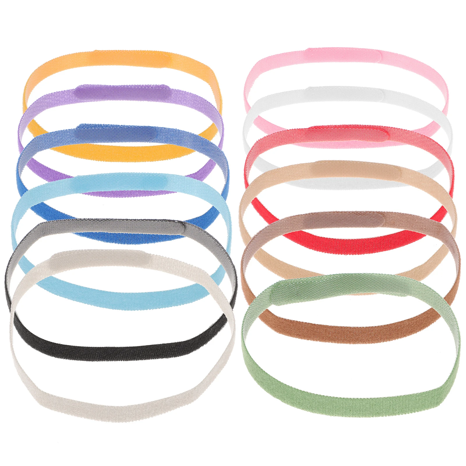 

12pcs Colorful Pet ID Collars Adjustable Nylon Dog Cat Bands 35CMx10MM Size Identification Basic Baby Necklaces