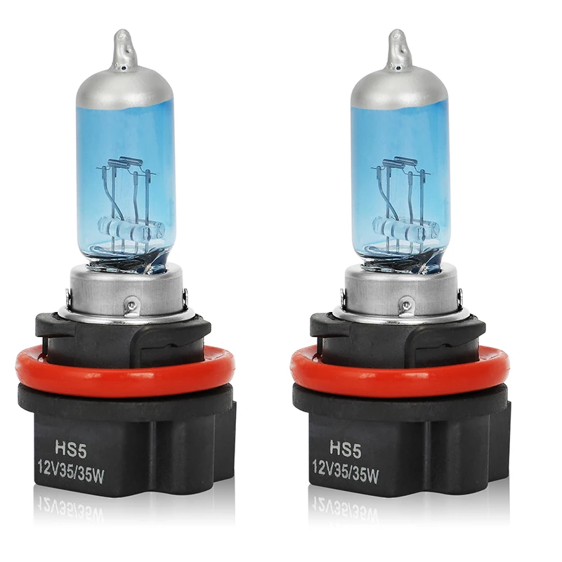 

Pack of 2 HS5 Halogen White Headlight Bulb Light 12V 35/35w For Honda PCX 125 PCX150 PCX 125 For Suzuki V50 V50G