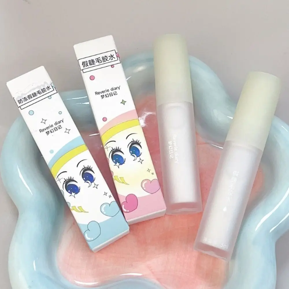 Fashion 3ml False Eyelash Glue Quick Dry Transparent Beauty Glue Waterproof Long Lasting Eyelash Glue Makeup Tools