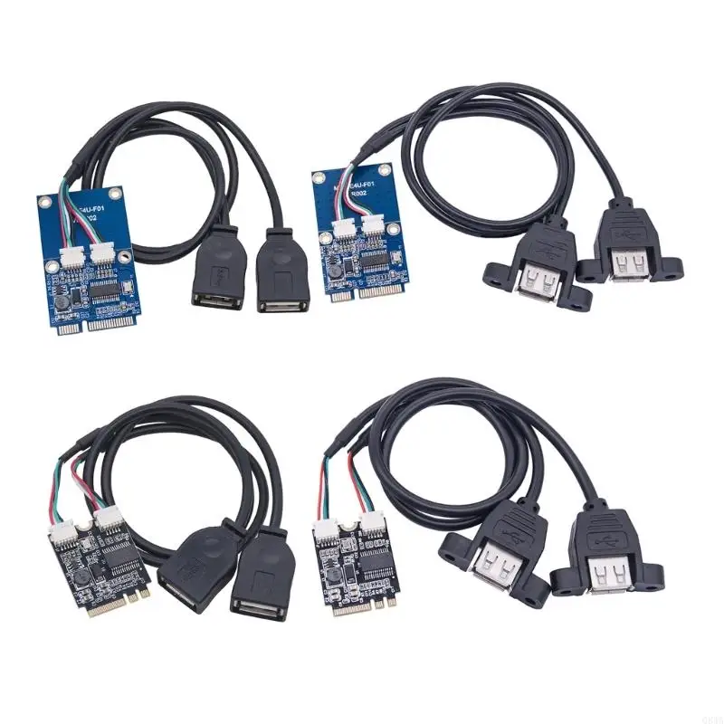 Q84A Высокая совместимость Mini PCIe To USB -интерфейсы кабель для компьютерных аксессуаров