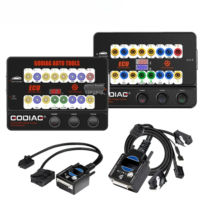 GODIAG GT100+ GT100 Pro ECU Connector OBDII Break Out Box for BMW FEM/BDC CAS4/CAS4+ Test Platform for VVDI2/IM608/K518ISE