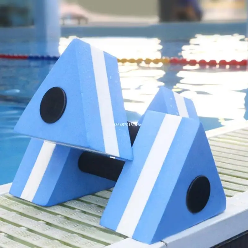 Manubri acquatici in schiuma a triangolo da 1 paio, resistenza alla piscina, peso acqua