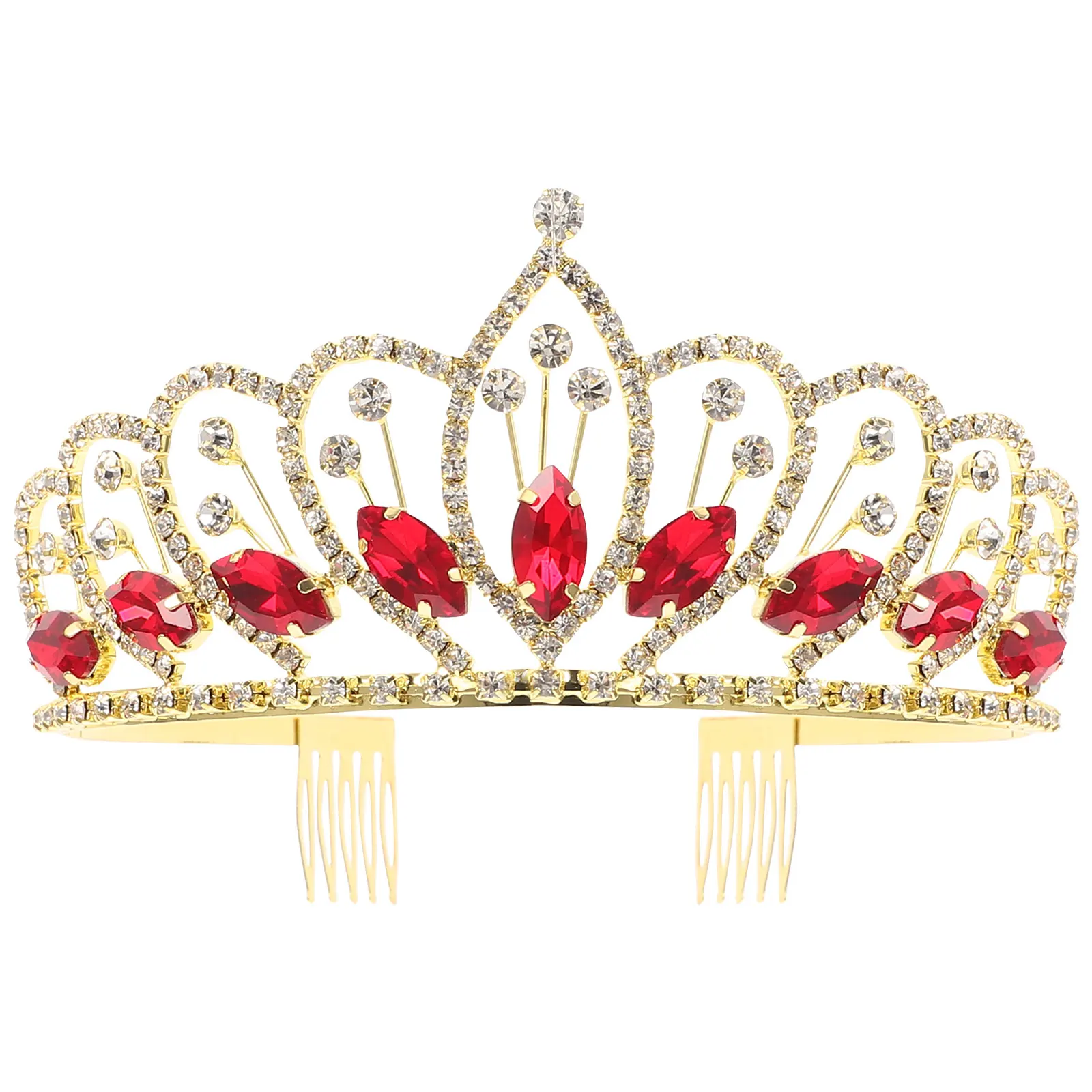 

Crown Headdress Girls Hair Hoops Rhinestones for Bridesmaid Accessories Headpiece Women