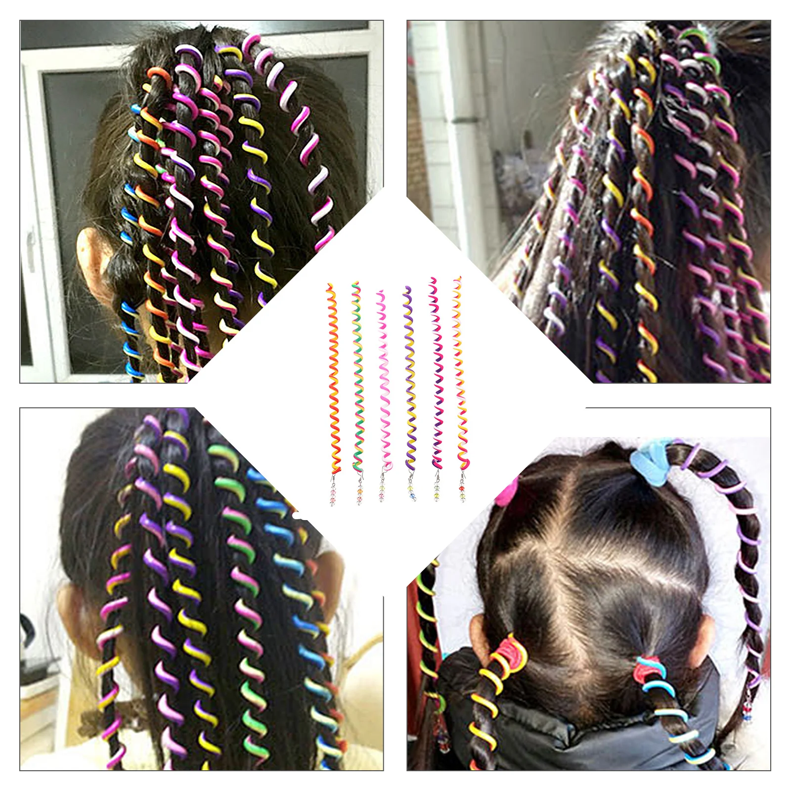 18 قطعة من مشابك تصفيف الشعر للفتيات أداة تجديل عملية ممتعة تسريحات الشعر العصرية في ثوانٍ مشبك جديلة الشعر بنفسك