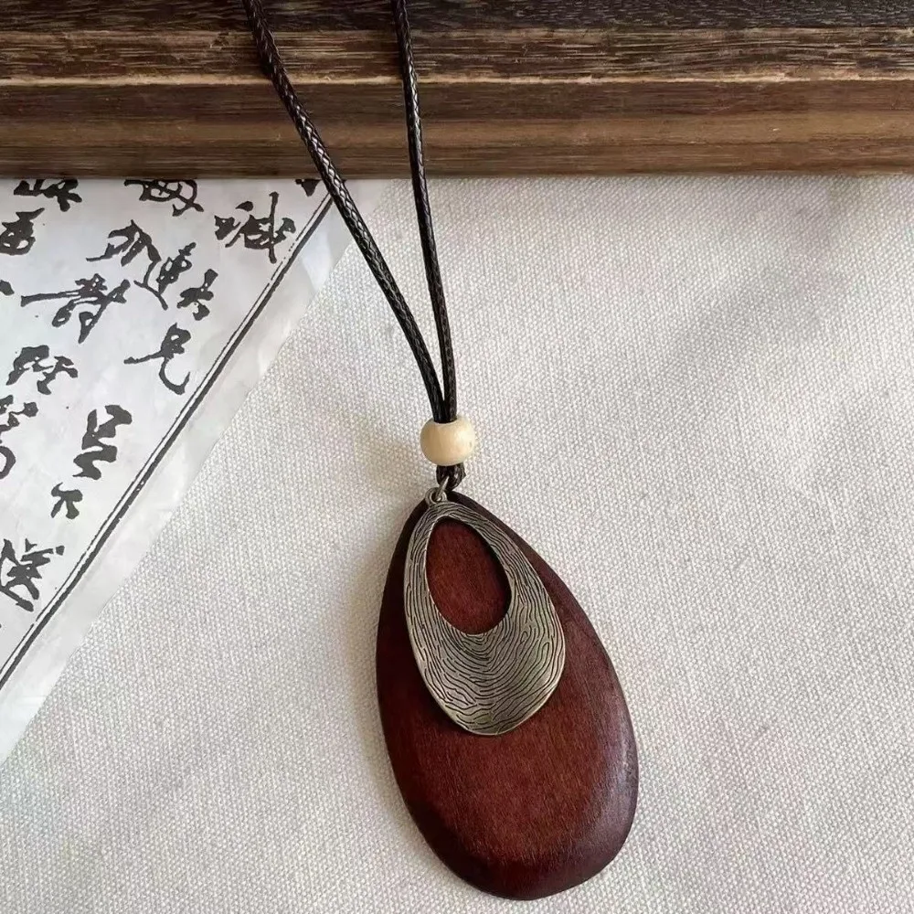 Vintage Boho Sweater Chain Ethnic Long Clothing Pendant Pendant Party Decors