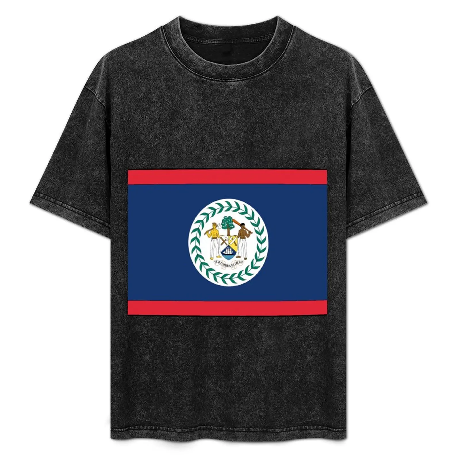 

A Cultured Belize Flag T-Shirt vintage anime shirt cute clothes oversized Men's t shirts