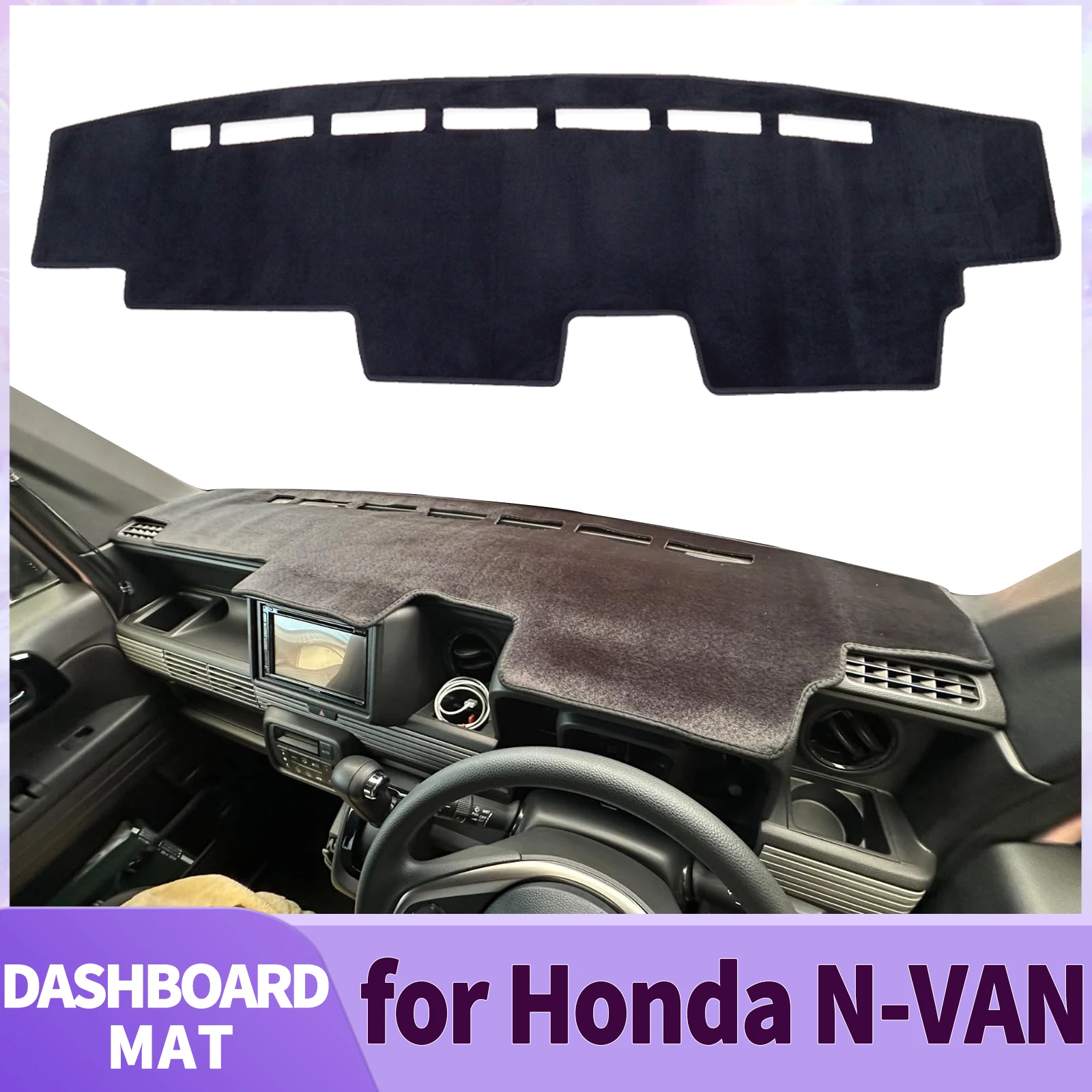 

fit for Honda N-VAN NVAN 2018-2025 JJ1 JJ2 RHD Car Accessories Dashmat Dashboard Cover Pad DashMat Sunshade Protective Carpet