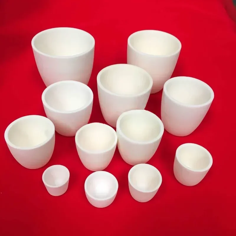 

3ml 4ml 10ml 15ml 20ml Alumina Crucible 99% Pure Al2O3 Arc-shaped Alumina Ceramic Crucible Scientific Analysis Smelting Crucible