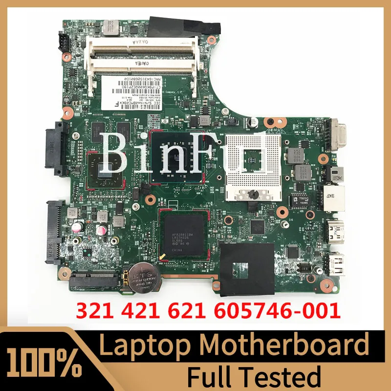 

605746-001 605746-501 605746-601 Mainboard For HP CQ321 CQ320 Laptop Motherboard HD5470 DDR2 100% Full Tested Working Well