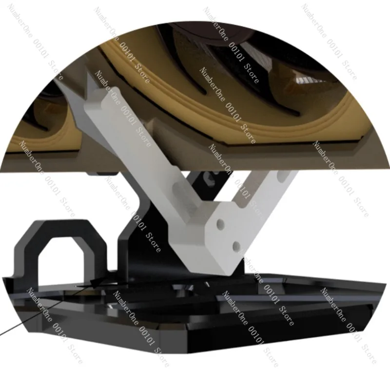 A45 open chassis, graphics card support bracket