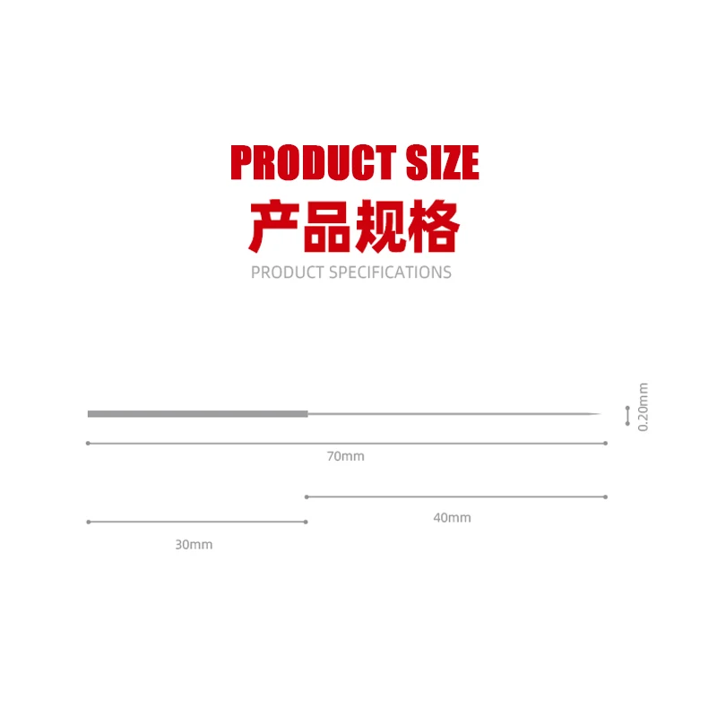HOBBY MIO エアブラシ浚渫針 3 個 ステンレス鋼浚渫針 0.2mm 直径以上のエアブラシノズル用の浚渫ツール
