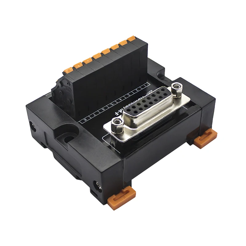 3-Row DB15 DP15 VGA Female Connector Terminal Block Breakout Board
