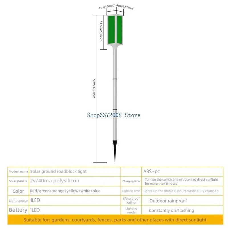 5 قطعة أضواء تحذير LED مقاومة للماء أضواء حواجز الطرق الشمسية Led وامض الحواجز الشمسية ضوء للاستخدام الليلي دائم #2