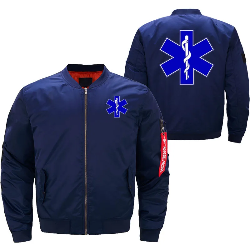 EMT emergency ambulance Print Plus size men's jacket Tactical Military Men's Bomber Jacket High quality brand men's clothing