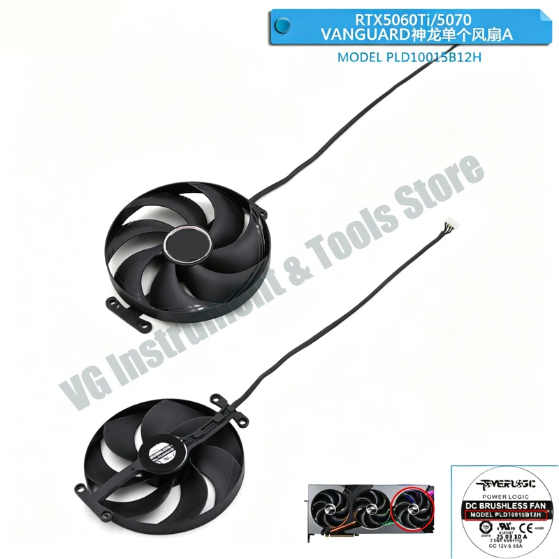 Nagelneuer Lüfter und Gehäuse passend für MSI RTX 5060Ti 5070 5070Ti 5080 5090D VANGUARD Shenlong Grafikkarte. – Detail 3