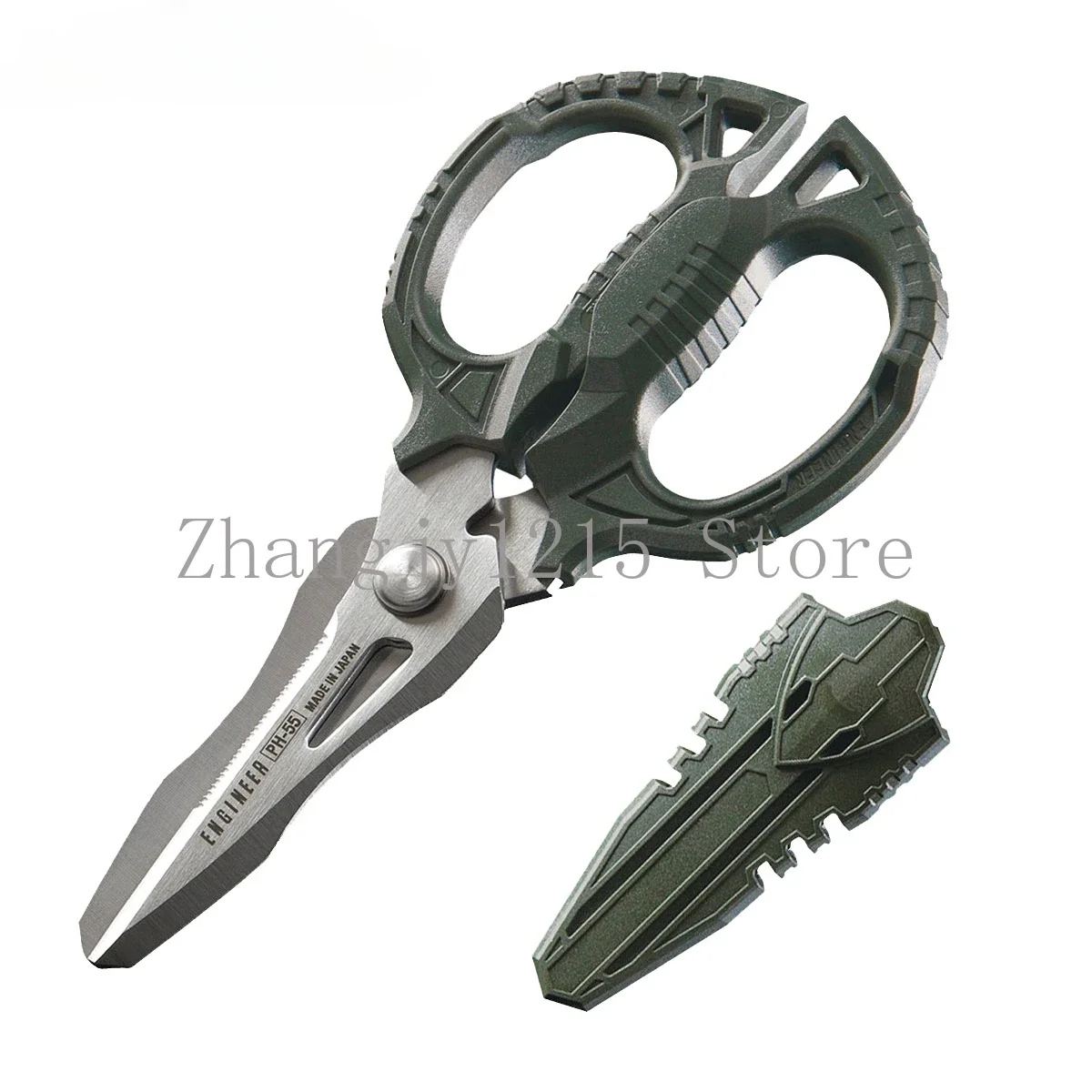 Engineer PH-55 PH-55/56/57 Toothed Anti-skid Scissors Powerful Universal Iron Wrist Electrician Scissors