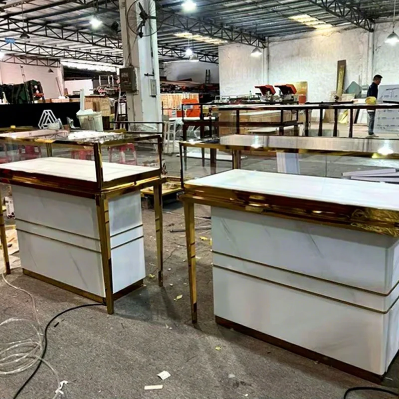 

Customize.High-End Retail Watch and Jewelry Shop Interior Design Ideas Simple Counter and Display Cabinet Effective Showcase