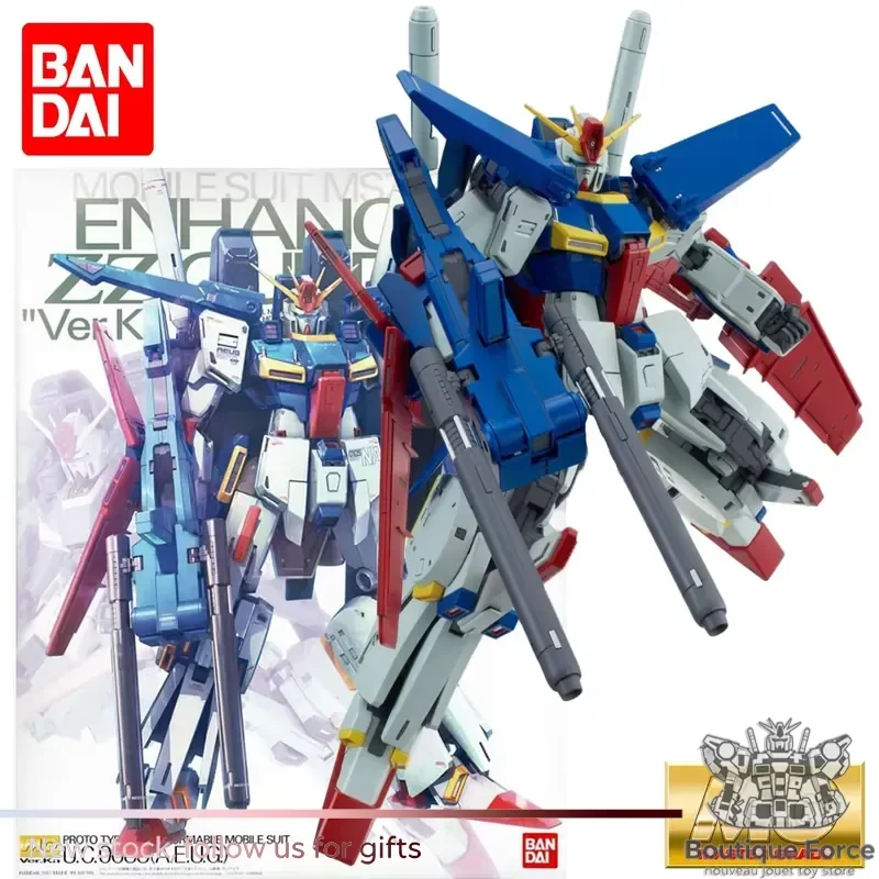 BANDAI PB LIMITED MG 1/100 ENHANCED ZZ GUNDAM Ver.Ka Anime Actionfigur Bausatz Sammlermodell Spielzeug
