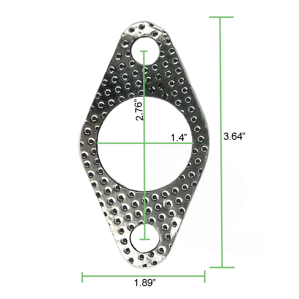 eKart 2 Pcs 38MM Wastegate Gasket Multi layer Composite 35mm 38mm