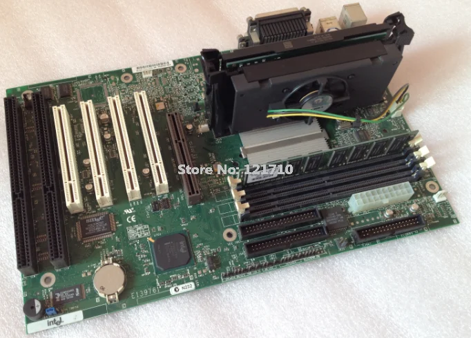 Industrial board Slot1  2*ISA 4*PCI 1*AGP 754558-304 SE440BX-2 SE440BX2