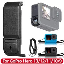 Hero 13/12/11/10 Replacement Side Door Battery Cover Silicone Case for GoPro Hero 13 12 11 10 9 Black Action Camera Accessories