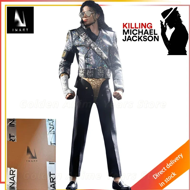 INART Original Hall of Fame Series Michael Jackson Rock and Pop Superstar Collection Action Joint Mobility Figure Model Toys