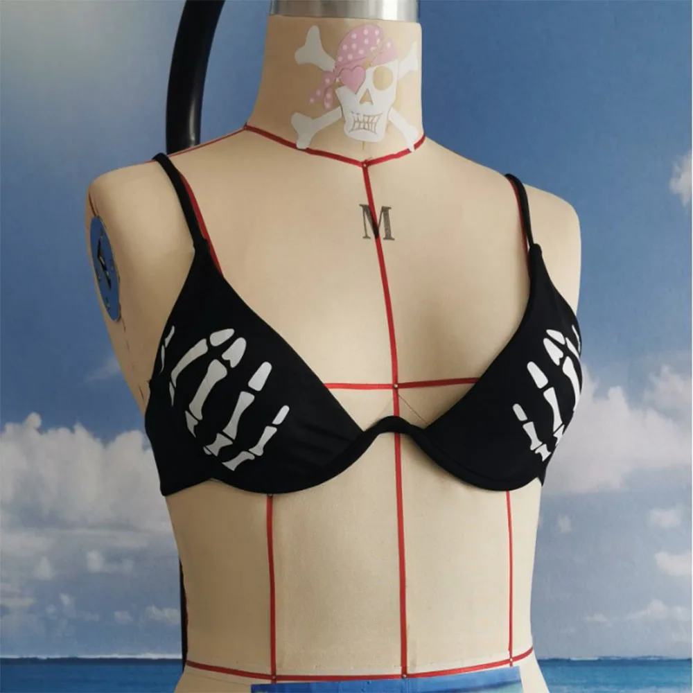 New Y2K Women's Bikini Wacky Sexy Strip Steel Holder with Padded Cups Backless Party Pool Hot Spring Summer Girl Swimsuit
