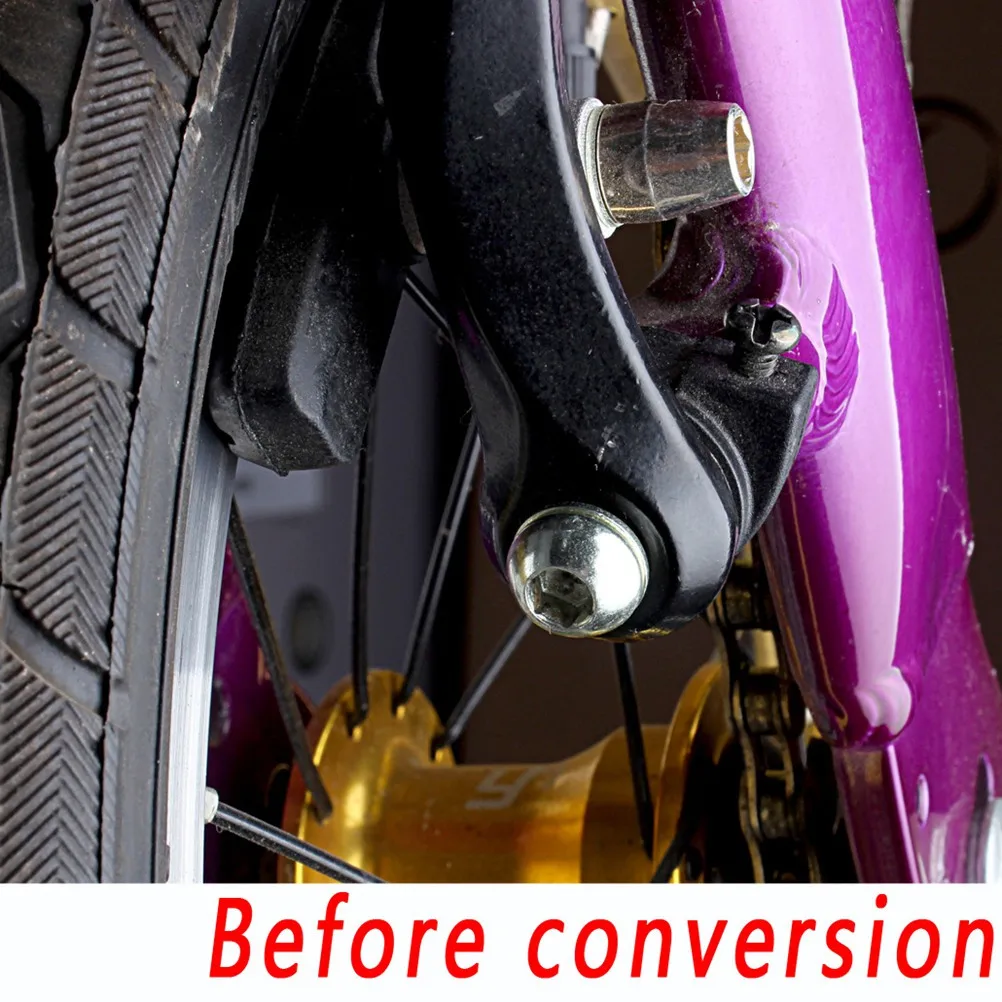 

4pcs Bolts Aluminum Alloy Lightweight High Strength For Road Bike Mountain Bike Cycling Brake Screw Fastener