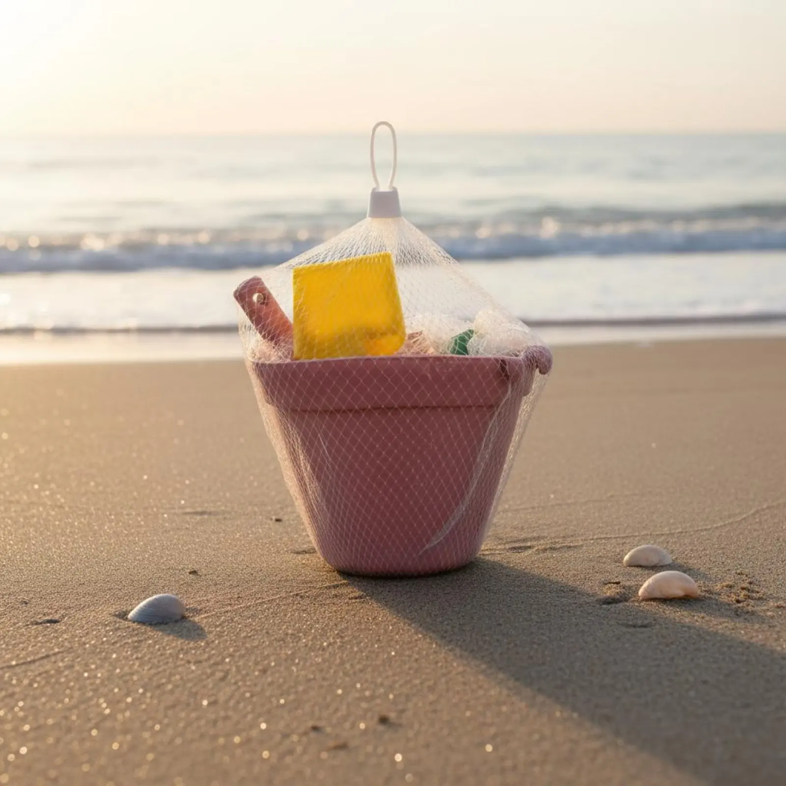 

Silicone Beach Toy Set Long-Lasting Kids Sand Play Kit Beach Shovel Pail Set Portable Sand Playset Rounded Edges for Sandbox