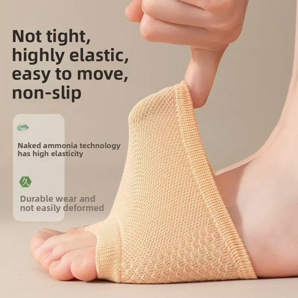 

Durable Soft Forefoot Socks Elastic Half Palm Half Feet Socks Toe Socks Women
