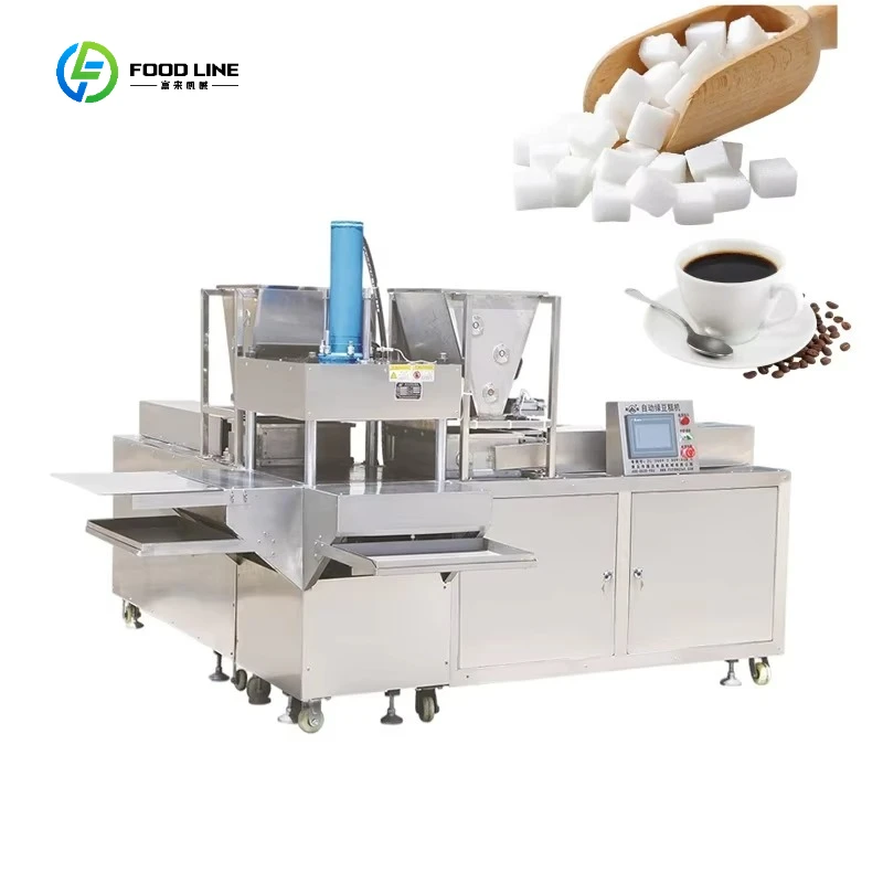 Commercial Coffee Candy Forming Lump Sugar Press Machinery Cube Sugar Maker Production Line Sugar Cube Making Machine Customized