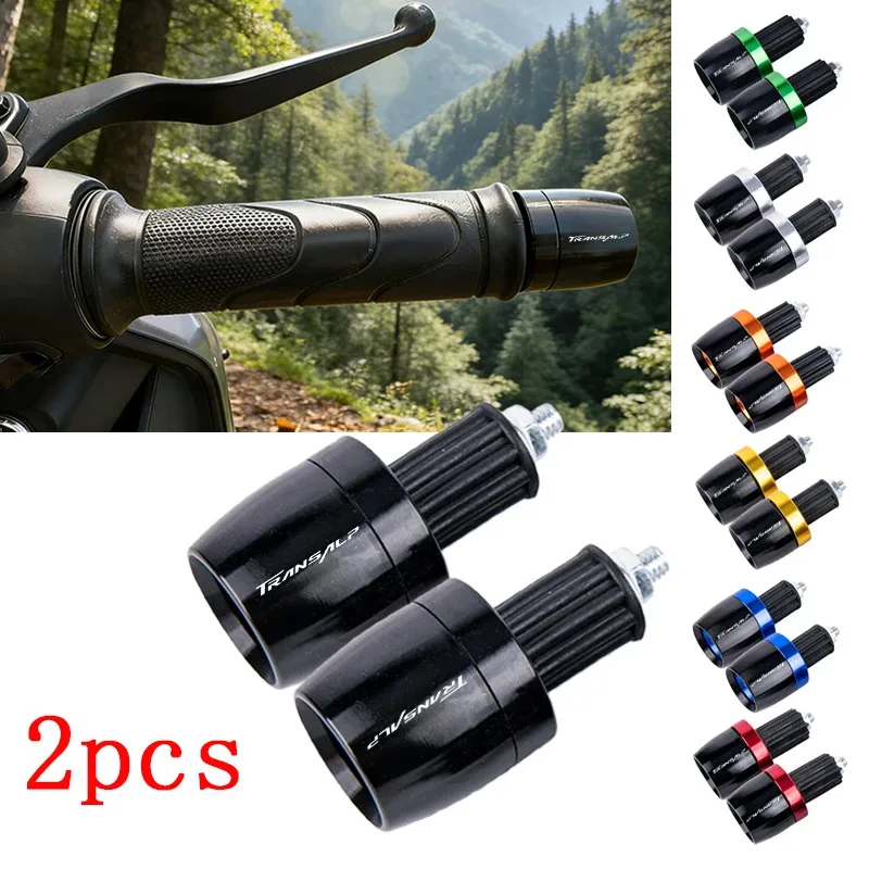 

For Honda TRANSALP 750 XL 600 650 700 V XL700V XL650V 2018-2024 Accessories Motorcycle Handlebar Grips Handle Bar Cap End Plugs