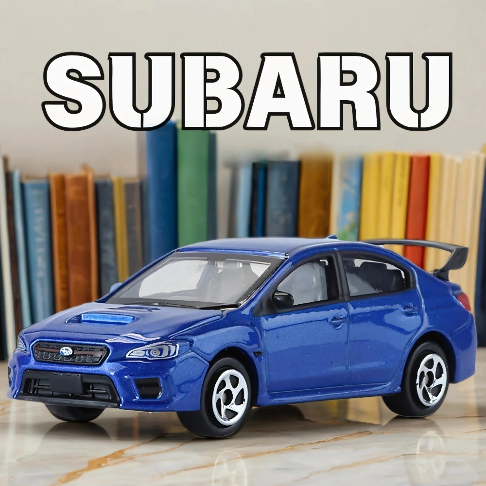 1:64 مقياس سوبارو WRX STI سيارة لعبة مجسمة معدنية دييكاست الكلاسيكية السوبر امتصاص الصدمات اللعب نماذج للبالغين هدايا تذكارية #1