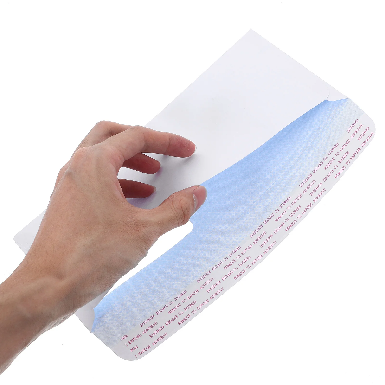 Sobres de negocios con doble ventana autosellados, sobres de seguridad blancos para comprobar el correo profesional de documentos, 100 Uds.