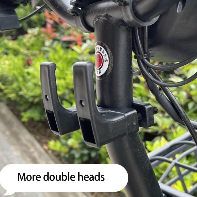 Strollers Hook Clip for Bags Black Plastic Screw Clamp Holder for Parents, Nappy Bag and Shopping Travel Accessory A2UB