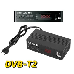 DVB T2 Digital Terrestrial Receiver TV BOX H.264 HD TV Tuner Receptor Support Youtube Europe Spain France EU US UK